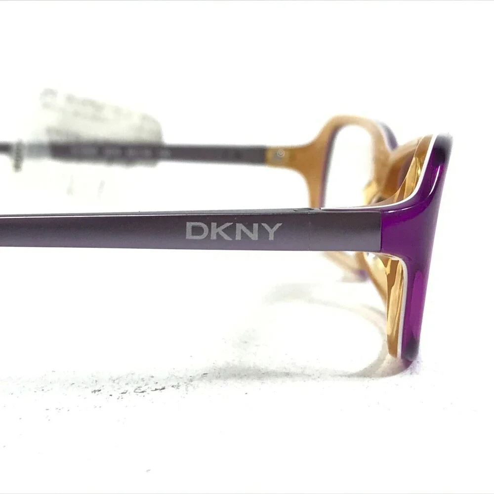 DKNY Eyeglasses Frames DY4559 3279 Clear Brown Purple Cat Eye 50-16-135